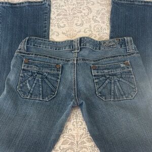 Vintage SUPER Low Rise Boot Cut Billabong Jeans Size 7
